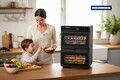 Deshidrator fructe si legume DualDry Pro, Heinner, 1000-1200W, argintiu/negru