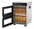 Deshidrator fructe si legume DualDry Pro, Heinner, 1000-1200W, argintiu/negru