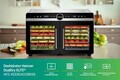 Deshidrator fructe si legume DualDry Elite, Heinner, 1200-1400W, argintiu/negru
