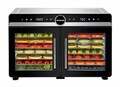 Deshidrator fructe si legume DualDry Elite, Heinner, 1200-1400W, argintiu/negru