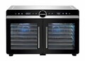 Deshidrator fructe si legume DualDry Elite, Heinner, 1200-1400W, argintiu/negru