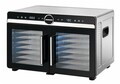 Deshidrator fructe si legume DualDry Elite, Heinner, 1200-1400W, argintiu/negru