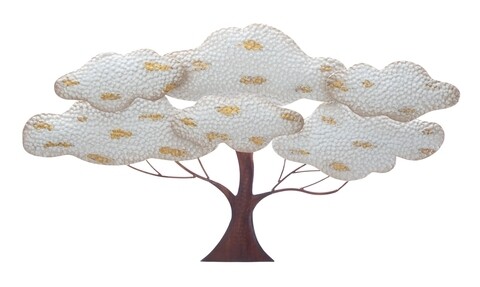 Decoratiune de perete Albero Light, Mauro Ferretti, 90 x 49.5 cm, fier