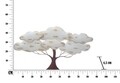 Decoratiune de perete Albero Light, Mauro Ferretti, 90 x 49.5 cm, fier