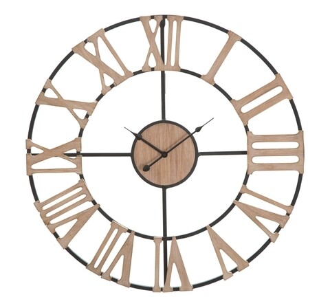 Ceas de perete Antic, Mauro Ferretti, Ø72 cm, fier/MDF