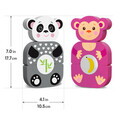 Set 22 cuburi cu animale, Gradina Zoologica Prietenoasa, Kids Hits, lemn, multicolor