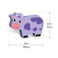 Set animale 13 piese, Ferma, Kids Hits, lemn, multicolor