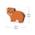 Set animale 13 piese, Padure, Kids Hits, lemn, multicolor