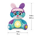 Lampa de veghe cu muzica si lumini, Iepuras, Kids Hits, multicolor