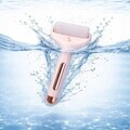 Aparat pentru masaj facial cu gheata Ice Roller, Beper, roz