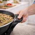 Tigaie electrica Wok, Beper, 1500W, 33 cm, ceramica, negru