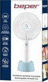 Ventilator USB, Beper, 4W, 3 viteze, alb/albastru