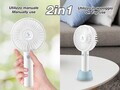 Ventilator USB, Beper, 4W, 3 viteze, alb/albastru