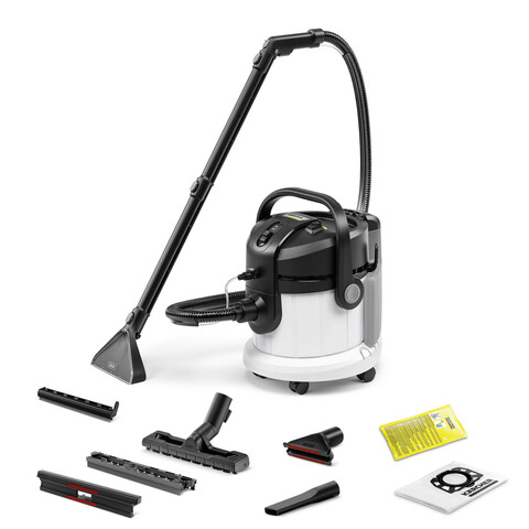 Aspirator cu spalare prin injectie-extractie SE 4, Karcher, alb/negru