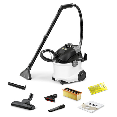 Aspirator cu spalare prin injectie-extractie SE 5, Karcher, alb/negru