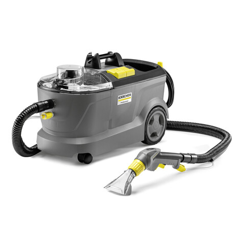 Aspirator cu spalare prin injectie-extractie profesional Puzzi 10/1 + Hand, Karcher, gri
