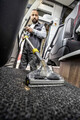 Aspirator cu spalare prin injectie-extractie profesional Puzzi 8/1 C cu duza de podea, Karcher, gri