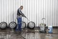 Aparat de spalat cu presiune profesional HD 6/15 M Plus, Karcher, gri