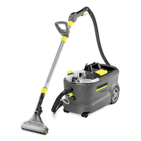 Aspirator cu spalare prin injectie-extractie profesional Puzzi 10/2 Adv, Karcher, gri