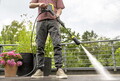 Aparat de spalat cu presiune K 5 Comfort Premium Connect, Karcher, galben