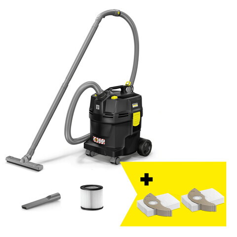 Aspirator umed-uscat profesional NT 22/1 Ap L Go!Further, Karcher, negru