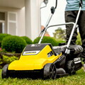 Masina de tuns iarba cu acumulator LMO 4-18 Dual Battery Set, Karcher, galben/negru