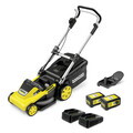 Masina de tuns iarba cu acumulator LMO 5-18 Dual Battery Set, Karcher, galben/negru