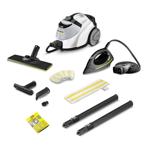 Aparat de curatat cu abur SC 5 EasyFix Iron, Karcher, alb
