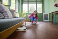Mop cu abur SC 1 Upright, Karcher, alb