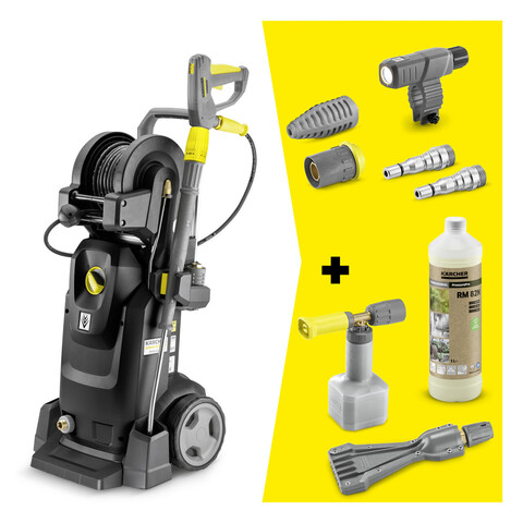 Aparat de spalat cu presiune profesional HD 8/18-4 MXA eBFoam Plus Go!Further, Karcher, gri
