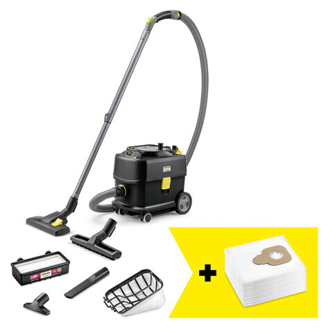 Aspirator profesional uscat T 10/1 Adv HEPA Go!Further, Karcher, negru