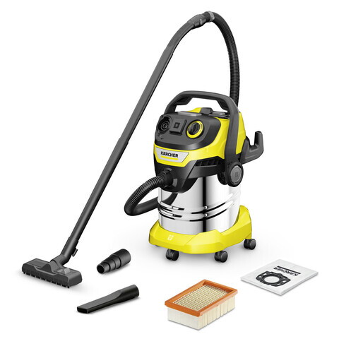 Aspirator umed-uscat WD 5 P S V-25/5/22, Karcher, galben