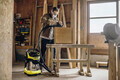 Aspirator umed-uscat WD 5 P S V-25/5/22, Karcher, galben