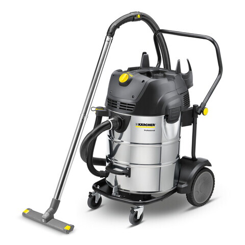 Aspirator umed-uscat profesional NT 75/2 Tact² Me Tc, Karcher, negru