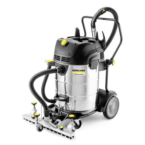 Aspirator umed-uscat profesional NT 75/2 Tact² Me Tc Adv *EU, Karcher, negru