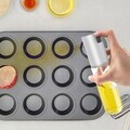 Pulverizator pentru ulei si condimente lichide Beper, 100 ml, sticla/inox, transparent