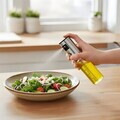 Pulverizator pentru ulei si condimente lichide Beper, 100 ml, sticla/inox, transparent