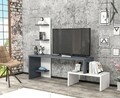 Mobilier living Raffline, 1 corp, 124x30x100 cm, PAL , gri