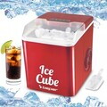 Masina pentru cuburi de gheata Beper, 29.8x22.5x29 cm, 100W, 1.3L, ABS/polipropilena/inox, rosu