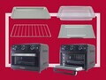 Cuptor multifunctional cu friteuza cu aer cald Beper, 41x35x39 cm, 1800W, 24L, metal/inox/sticla, negru