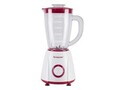Blender de masa Beper, 17.5x18.5x37 cm, 400W, 1.5L, plastic/inox, alb/rosu