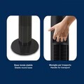 Ventilator turn Beper, 27.5x101 cm, 45W, aluminiu, negru