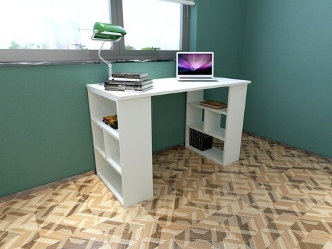 Birou Raffline, 120x60x75 cm, PAL, alb