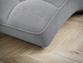 Sezlong living ELTAP, LOR-04CAL, Loren, 170x85x85 cm, poliester, gri deschis