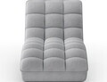 Sezlong living ELTAP, LOR-04CAL, Loren, 170x85x85 cm, poliester, gri deschis