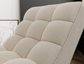Sezlong living ELTAP, LOR-18CAL, Loren, 170x85x85 cm, poliester, bej deschis