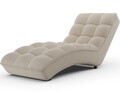 Sezlong living ELTAP, LOR-18CAL, Loren, 170x85x85 cm, poliester, bej deschis