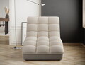 Sezlong living ELTAP, LOR-18CAL, Loren, 170x85x85 cm, poliester, bej deschis