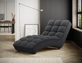 Sezlong living ELTAP, LOR-05ROY, Loren, 170x85x85 cm, poliester, gri inchis