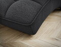 Sezlong living ELTAP, LOR-05ROY, Loren, 170x85x85 cm, poliester, gri inchis